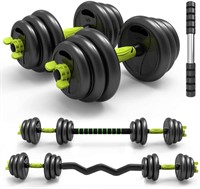 PIN JIAN Adjustable Weight Dumbbells Barbell Set