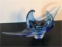 CHALET GLASS CENTREPIECE 4 ARM