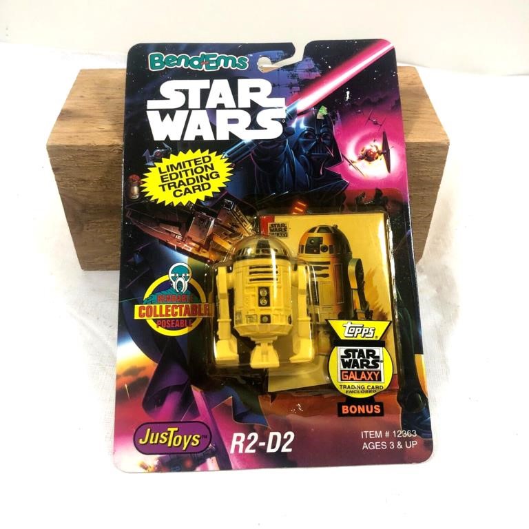 Vintage STAR WARS Bend-Ems Action Figure R2D2