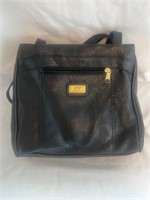 Vintage TR Bentley Black Shoulder Bag Purse