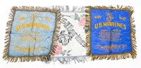 WWII COLD WAR USMC PILLOW CASES MOM & DAD LOT OF 3