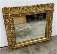 Nice Early 40in Gilded Frame Mirror 40in x 36in