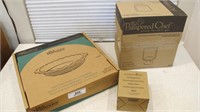 3pcs. Pampered Chef - pie plate, trifle bowl and