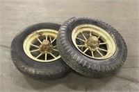 (2) John Deere 16" Spoke Tractor or Implement