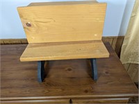 Wood Doll Bench