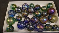 Marbles, large size (lot 9).  - VD