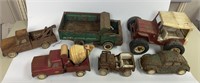 Box of Old Metal Toys