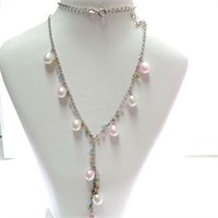 Silver Peals Necklace  $300