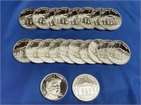 FULL ROLL OF ONE OUNCE DONALD J. TRUMP .999