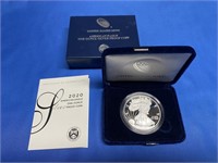 2020 AMERICAN EAGLE ONE OUNCE SILVER PROOF COIN