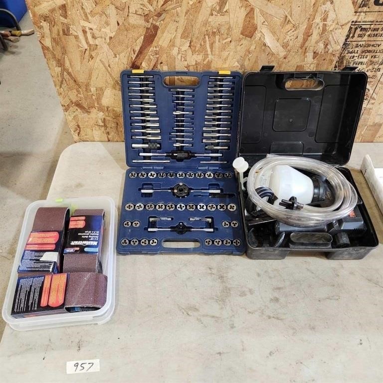 Mastercraft Tap & Die Set, Wagner Paint Sprayer,