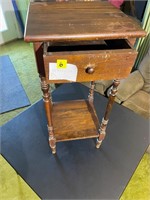 Vintage end table 14" x 14" x 29"
