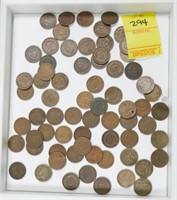 LOT 1857-1900S PENNIES FLYING EAGLES INDIAN HEADS