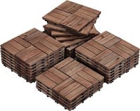 NEW $140   27PCS Wooden Decking Tiles