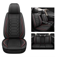 HAIYAOTIMES Leather Car Seat Covers Full Set, Wate