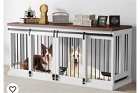 Large Dog Crate Furniture for 2 Dogs,