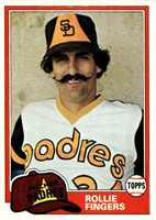 1981 Topps #229 Rollie Fingers ex