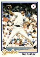 1978 Topps #135 Ron Guidry ex