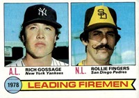 1979 Topps #8 1978 Leading Firemen  vg