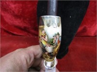 Antique German porcelain smoking pipe.