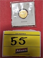 1851-O LIBERTY 2 1/2 DOLLAR GOLD PIECE