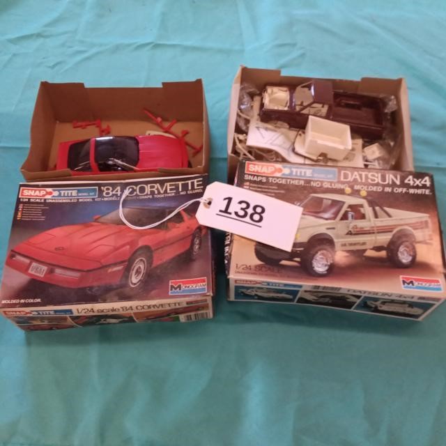 Two model cars