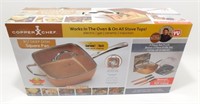 * New in Box Copper Chef 9 ½” Deep Dish Super Pan