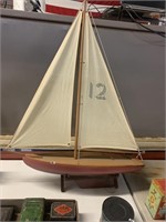 WOODEN BOAT MODEL