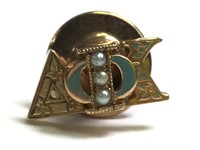 10K Delta Phi Kappa Fraternity Pin 3.2g TW