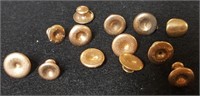 Button backs, Krementz Gold Plated (13)