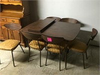 Retro Chromecraft 1950's Kitchen Table and chairs