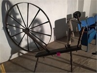 Antique 46" Spinning Wheel