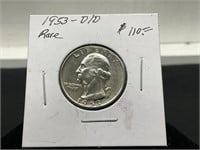 1953-D Quarter Dollar