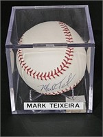 Autographed  Mark Teixeira Baseball