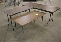 (2) 4FT & (1) 6FT Folding Table