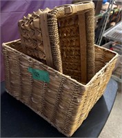 2 decent sized baskets