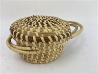 Sweet Grass Basket w/Lid