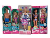 5 Barbie Dolls