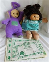 1985 Cabbage Patch baby doll w/ birth certificate