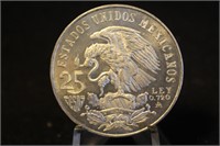 1968 Mexico 25 Peso Silver Coin