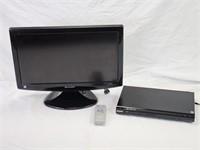 Sharp 19" LCD TV and Sony CD/DVD Player