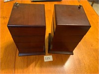 2 Men's Valet Boxes