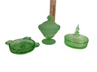 Uranium ashtray & candy dishes