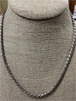 18" Sterling Silver Rope Chain Necklace - Italy