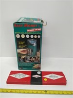 money sorter and cribbage board in original box