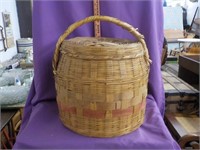 Lg. covered basket