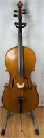 Full Size 4/4 Cello Outfit w/ Carrying Case & Bow