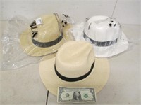 3 Stylish Hats - All Appear Unused