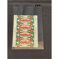 1952 Topps Double Play Wax Wrapper