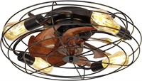 19.7 Caged Ceiling Fan with Light  Bladeless